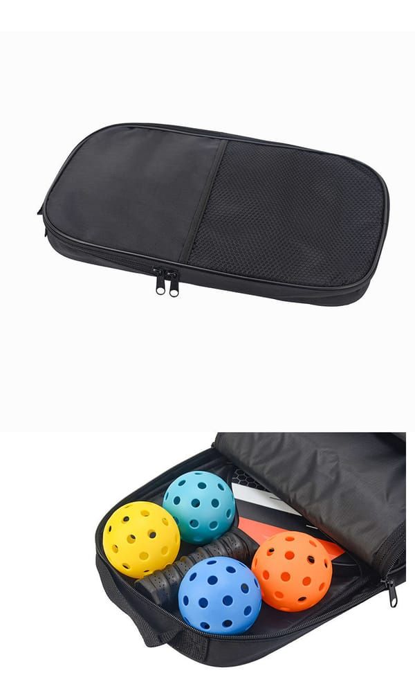 Red Pickleball Paddle Set with Carrying Bag