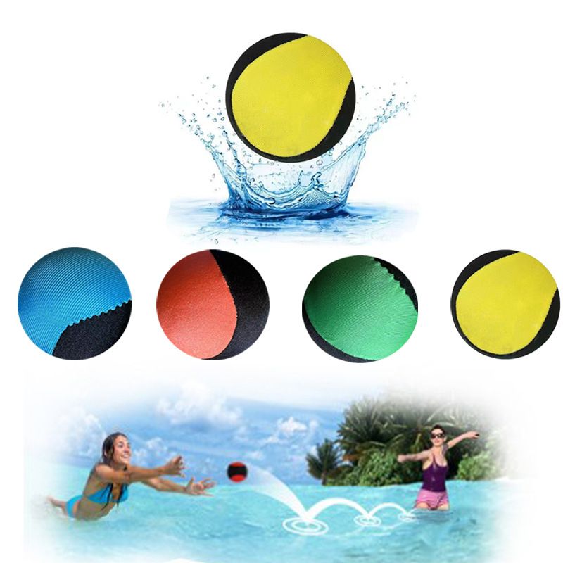 Water Bouncing Ball Water Toy Water Game Pool Toy Beach Toy Stress Relief Toy - Orange - Size L