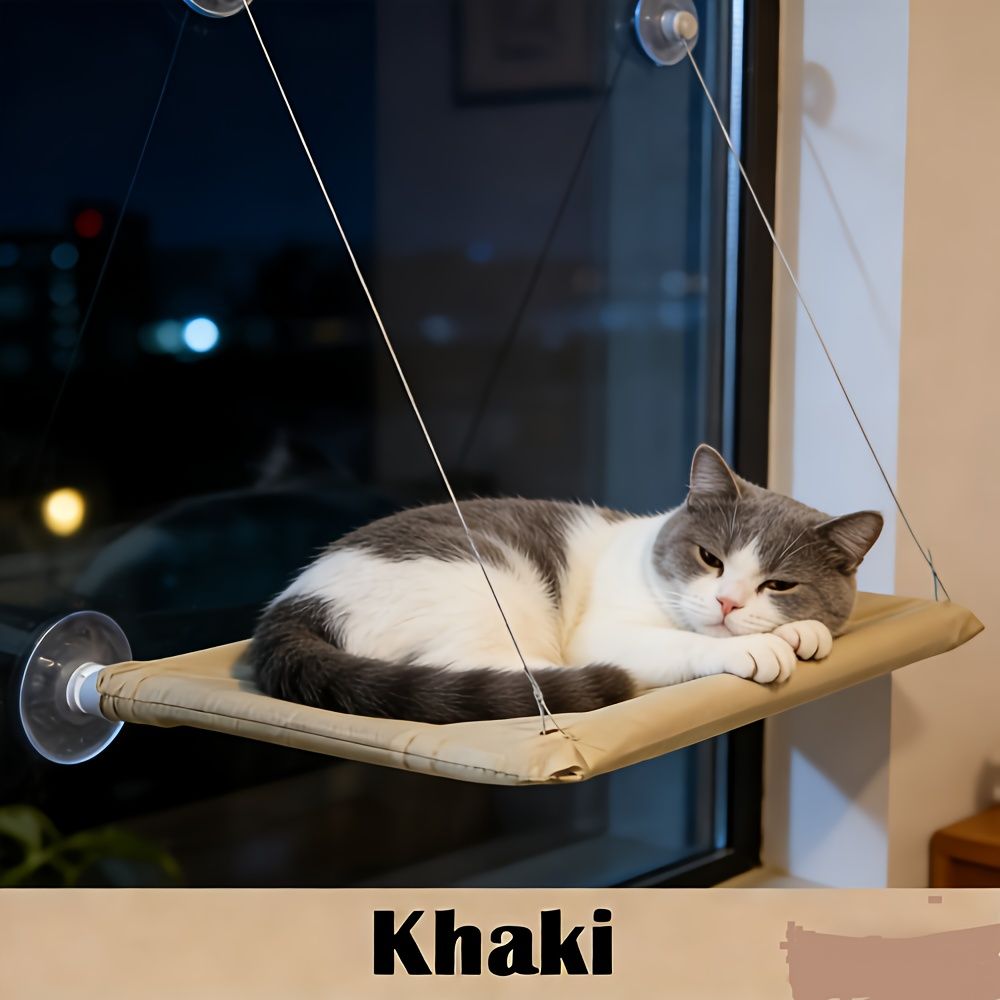 Discover Window-Mounted Cat Hammock – Cozy Sun Lounger for Australian Cats in Cat Furniture. • Ultra-soft, breathable fabric for year-round comfort in Australia