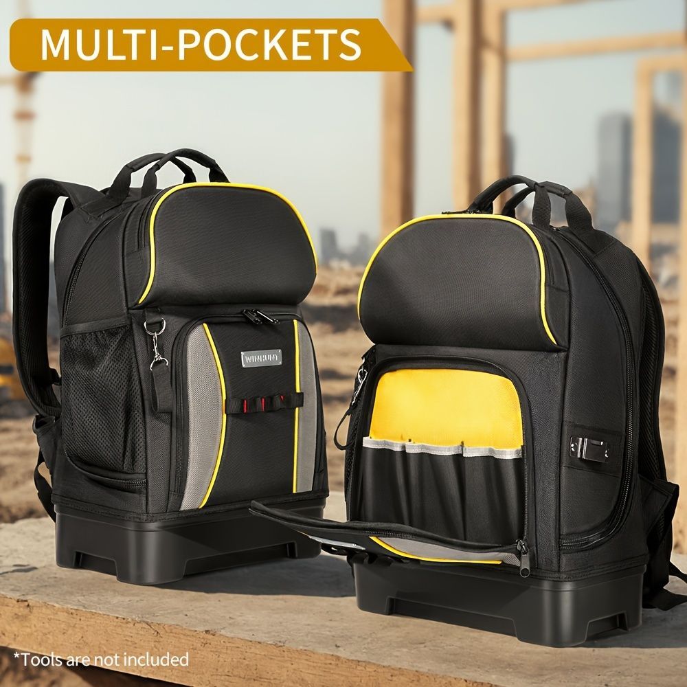Travel Backpack Oxford Fabric Backpack Durable Backpack Spacious Backpack - Black - Size regular
