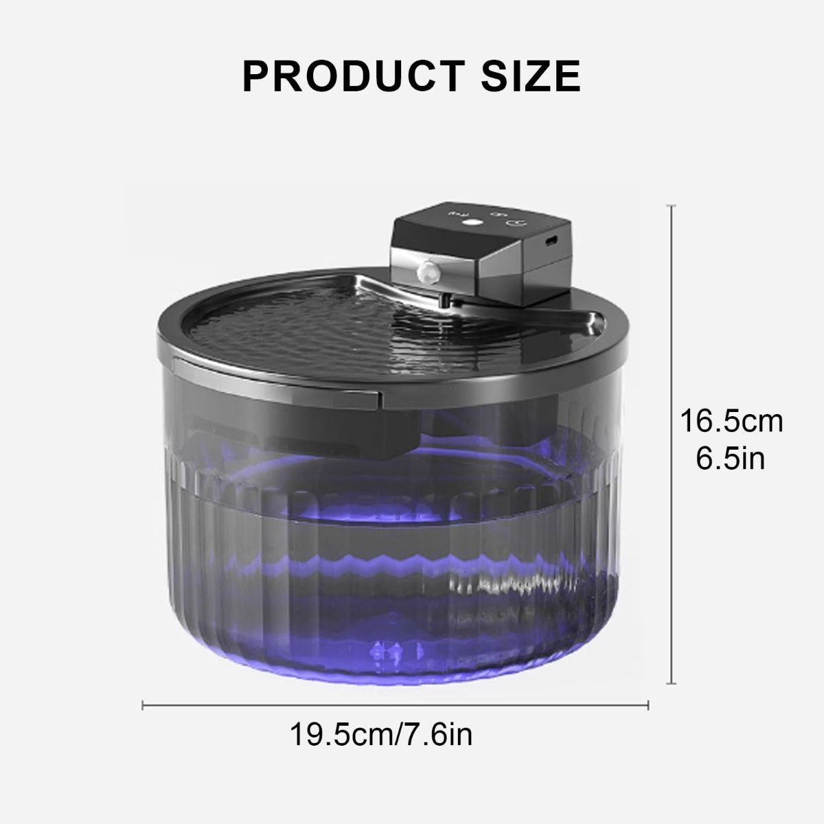 12 crescent-shaped filter cartridges, providing approximately one year's supply