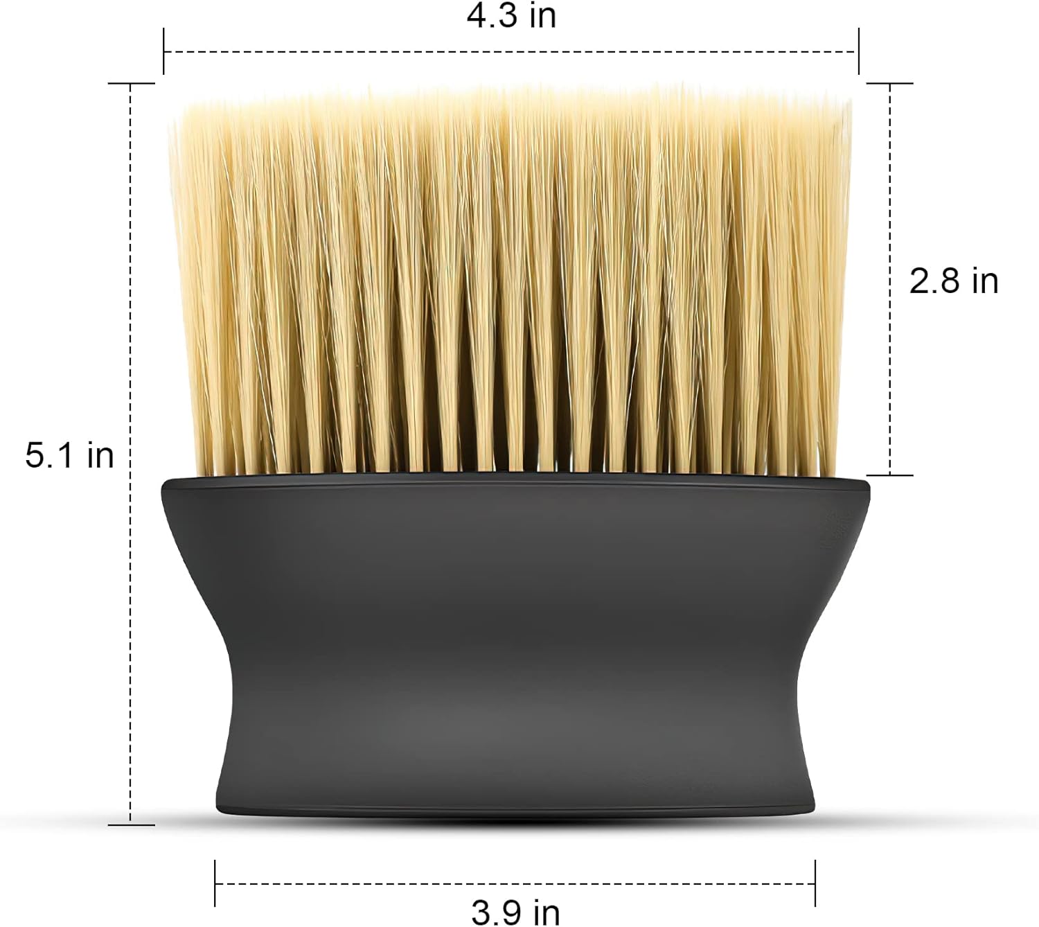 Yellow & Black Car Detailing Brush Set (2-Pack): Soft Bristle Dust Cleaners for Air Vents, Dashboard & Home Use