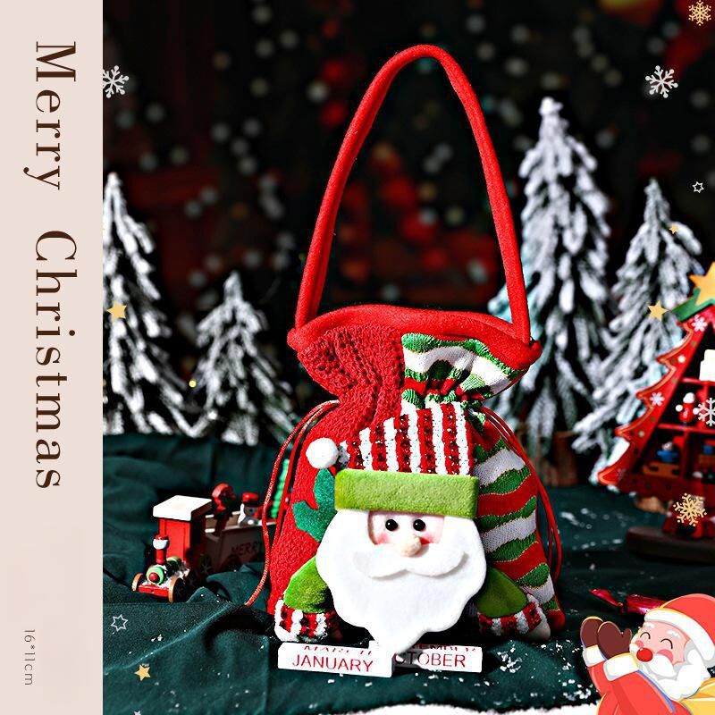 Christmas gift Festive Aussie Christmas Gift Bags: Cute Reindeer, Santa & Snowman Pouches for Xmas Treats & Gifting(moose)