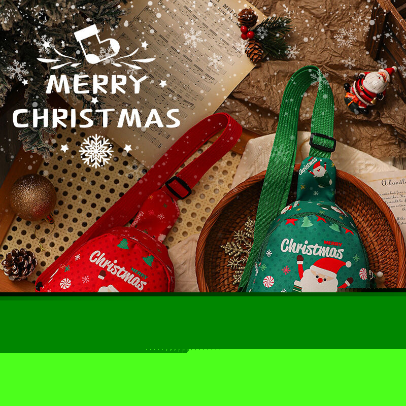 Christmas gifts Aussie Christmas Sling Bag -Santa-Themed, Adjustable & Compact for Festive Gifting & Styling(green)