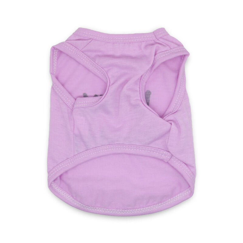 Pet products 4-Piece Pet Vest Set for Summer - Includes 4 Versatile Vests with I ❤️ my Mommy Message, Lightweight Breathable Fabric Perfect for Dogs and Cats in Warm Weather(M)