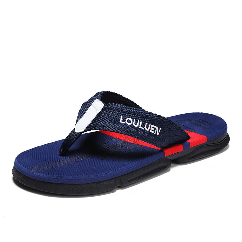 Men's Flip Flops: 4 Colors, EVA-PVC Blend, Comfort & Style for Summer Beach & Daily Wear(Blue-41)
