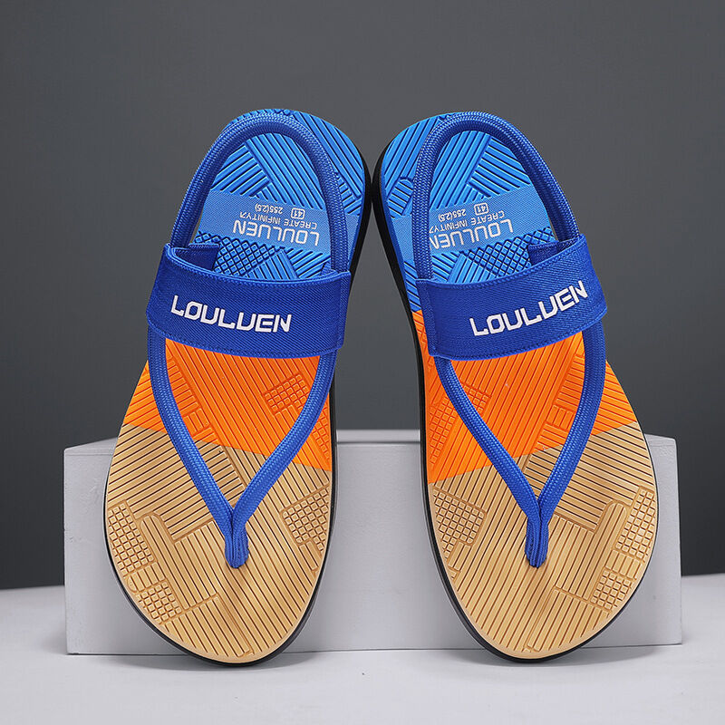 EVA Lightweight Thick-Sole Beach Slippers for Casual & Sports(royal blue-45)