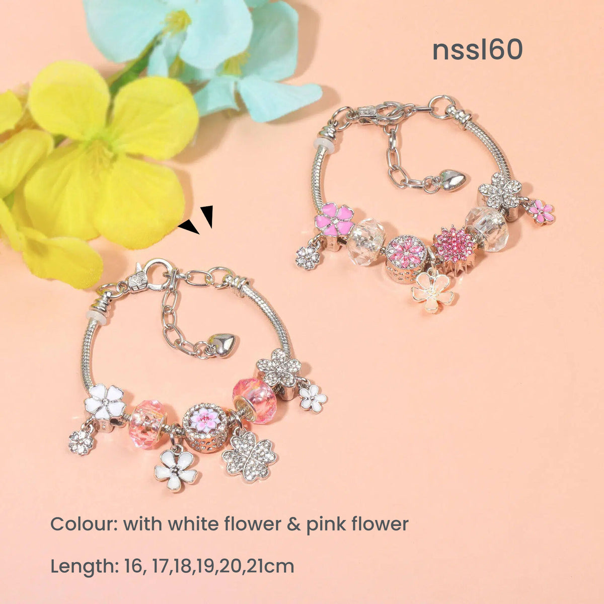 Charm Bracelets Mix & Match Offer - 10 Styles with Cartoon, Vintage & More, Get Discount on 2 Picks(double)