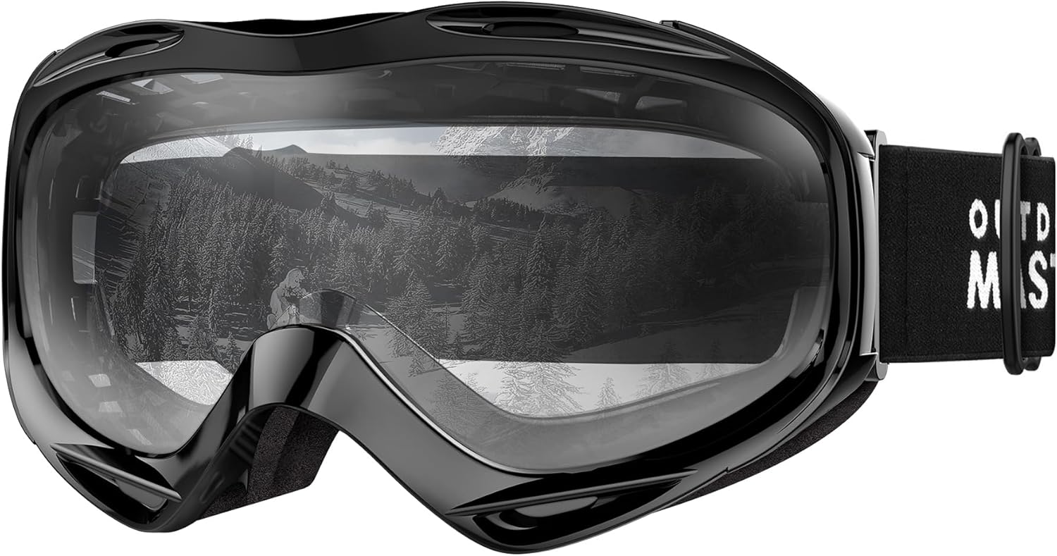 OutdoorMaster OTG Ski Goggles - Over Glasses Ski/Snowboard Goggles for Men, Women & Youth - 100% UV Protection-OM-5