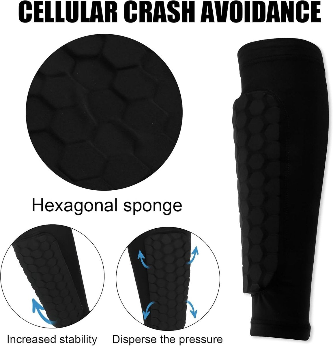 Shin guards - Football shin guards - Children's football shin guards - Shin guard straps - Premium leg protection with sleeves - Comfortable and impact-resistant - Size M - Suitable for training and competition