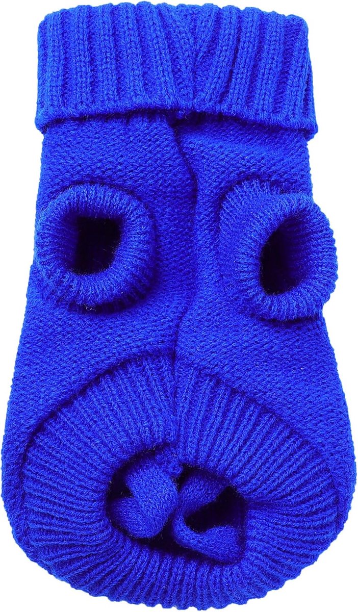 Dog Coat - Dog Sweater - Small Dog Sweater - Warm Dog Coat - Warm Puppy Sweater - Thick Knit Winter Sweater - Soft Roll Neck Sweater - Perfect for Small Dogs and Puppies - Christmas - Size L