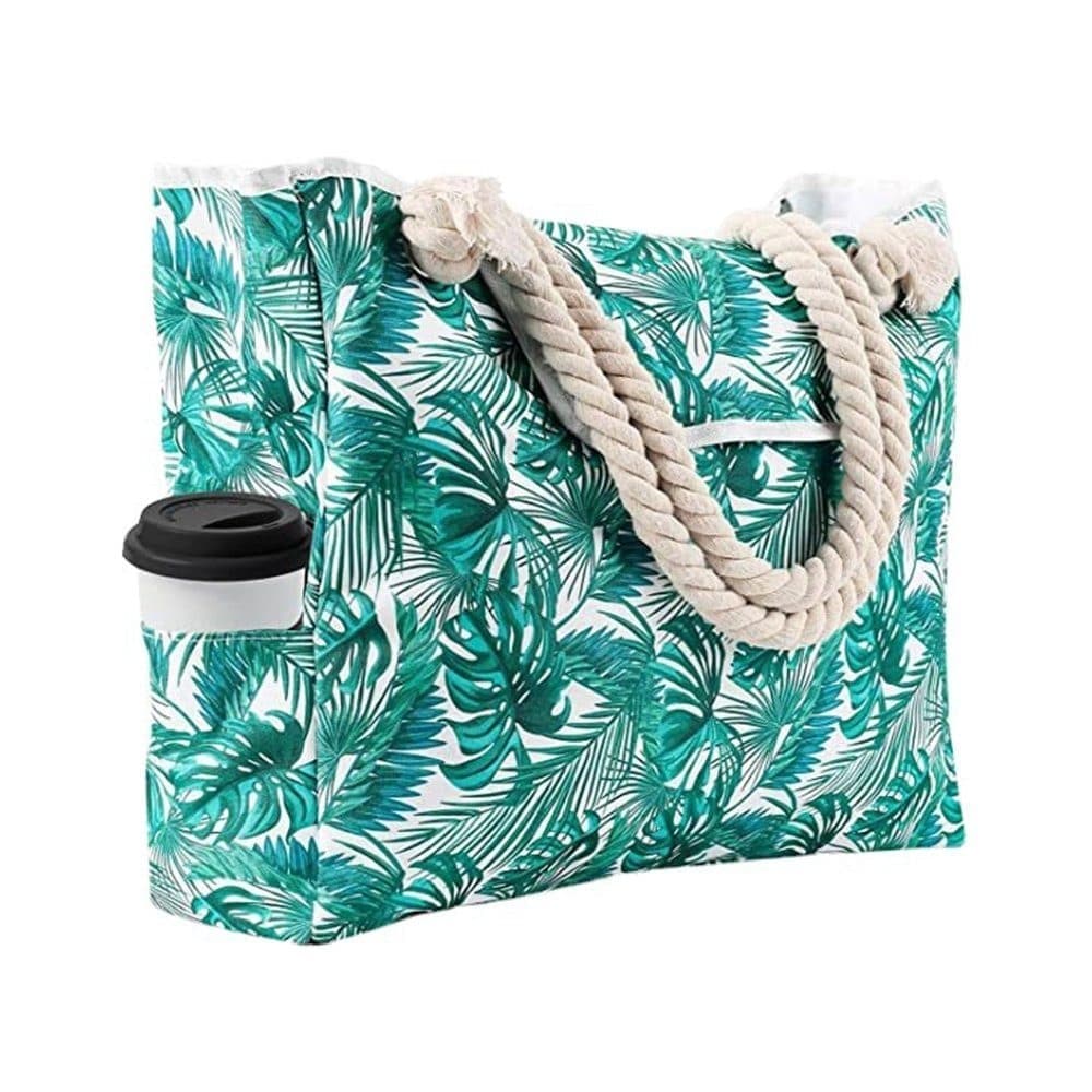 Large Beach Picnic Bag, Green