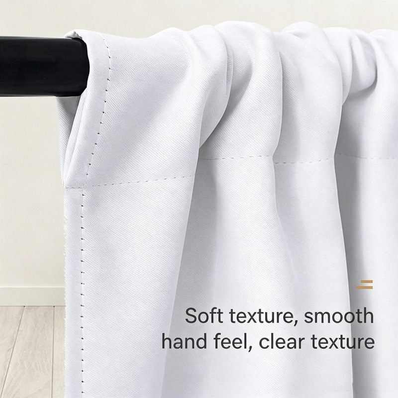 2 Pack Blackout Kitchen Curtains Navy Blue, 106 x 91 cm