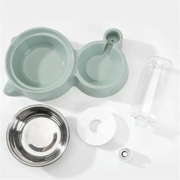 Automatic Dog Water Refill Bowl, Model B, Blue