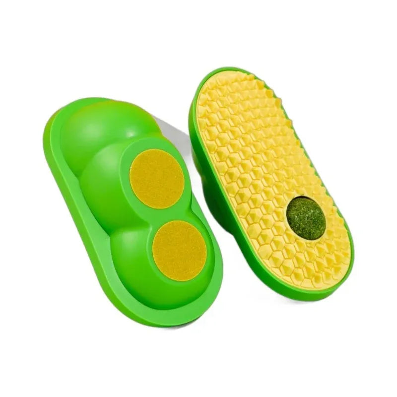 Cat Scratching Toy, Yellow, 14 x 6.5 cm