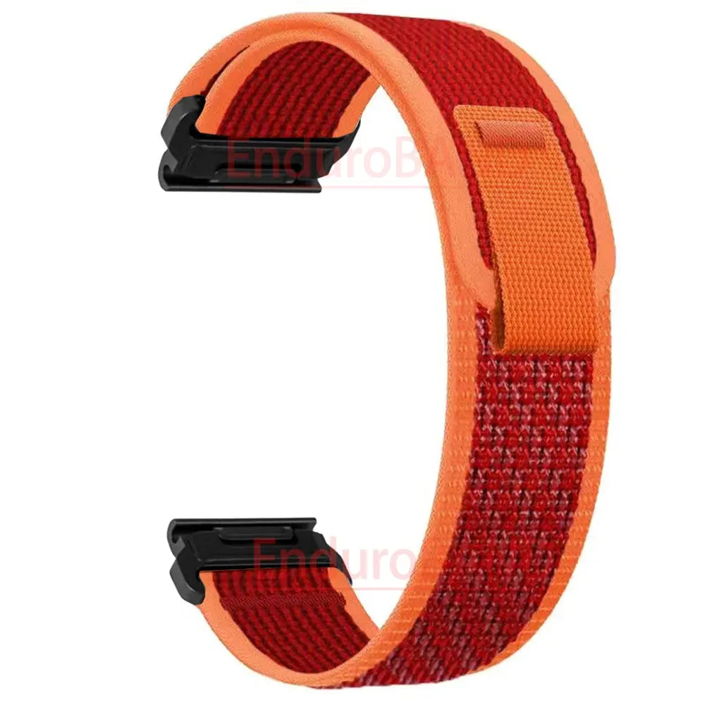 Nylon Watch Band Compatible with Garmin Fenix 7 7X 6X Pro Enduro Instinct Mk1 Epix Gen 2 A9, 20mm