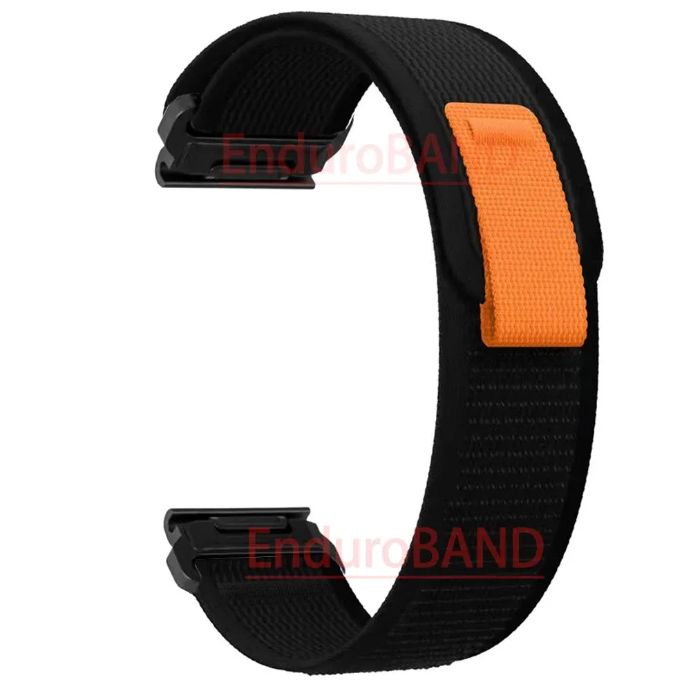 Nylon Watch Band Compatible with Garmin Fenix 7 7X 6X Pro Enduro Instinct Mk1 Epix Gen 2 A3,22mm