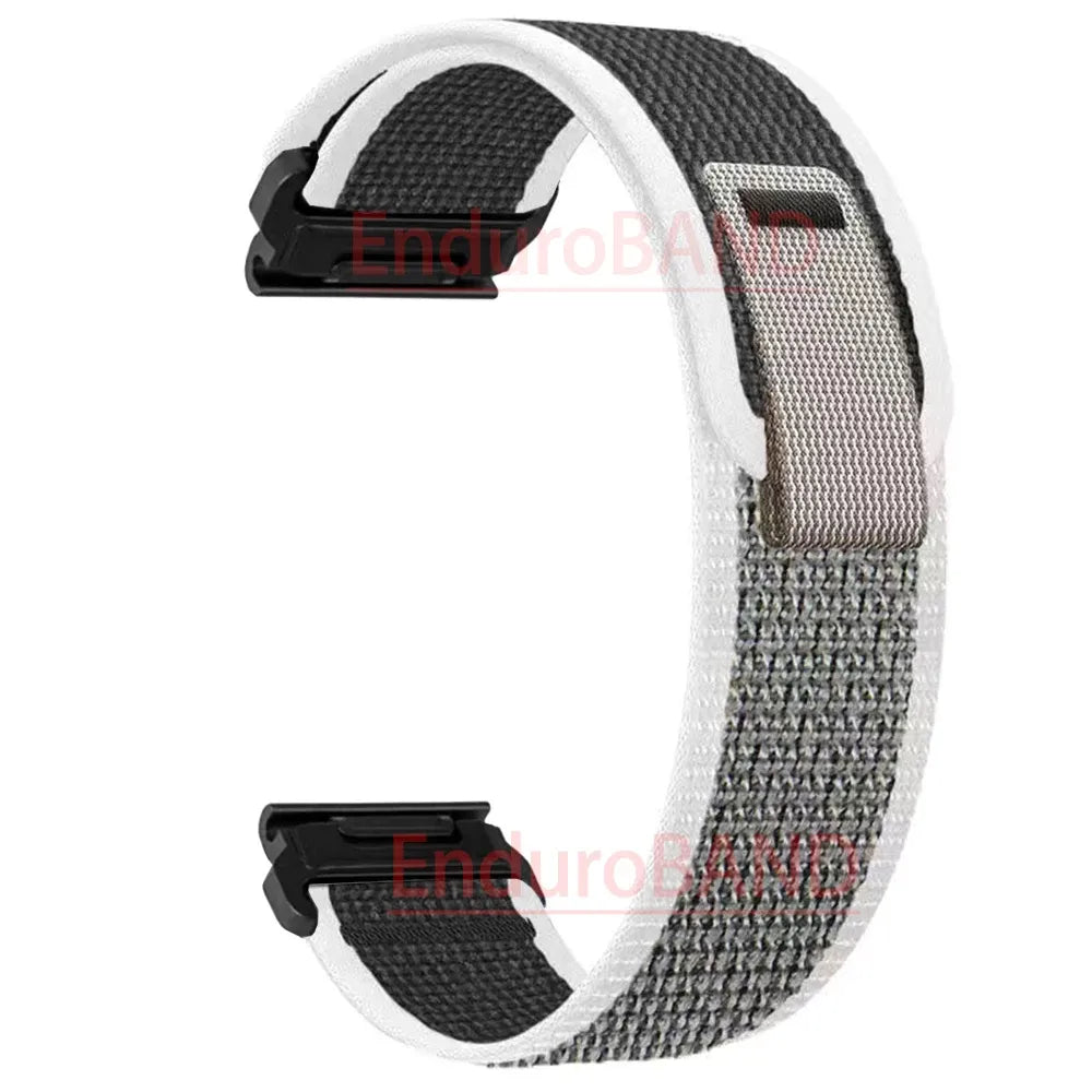 Nylon Watch Band Compatible with Garmin Fenix 7 7X 6X Pro Enduro Instinct Mk1 Epix Gen 2 A12,22mm