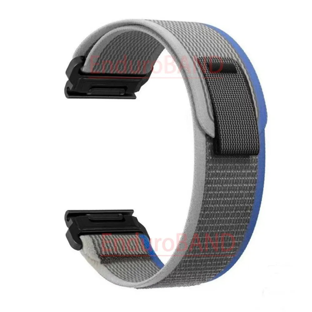Nylon Watch Band Compatible with Garmin Fenix 7 7X 6X Pro Enduro Instinct Mk1 Epix Gen 2 A15,22mm