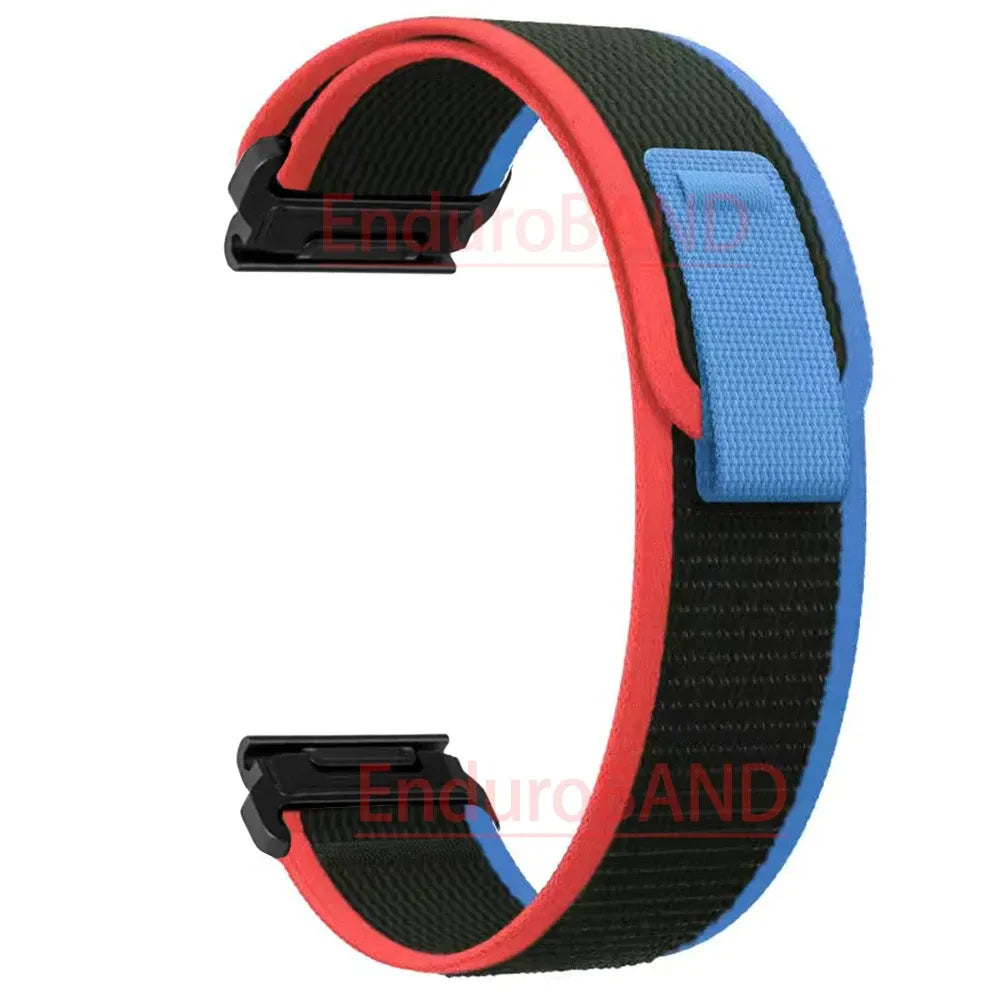 Nylon Watch Band Compatible with Garmin Fenix 7 7X 6X Pro Enduro Instinct Mk1 Epix Gen 2 A9,26mm