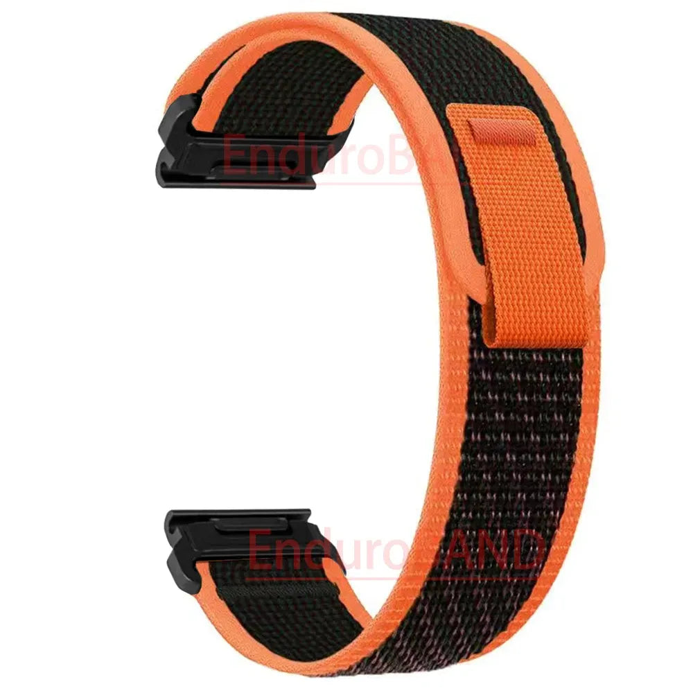 Nylon Watch Band Compatible with Garmin Fenix 7 7X 6X Pro Enduro Instinct Mk1 Epix Gen 2 A10,26mm