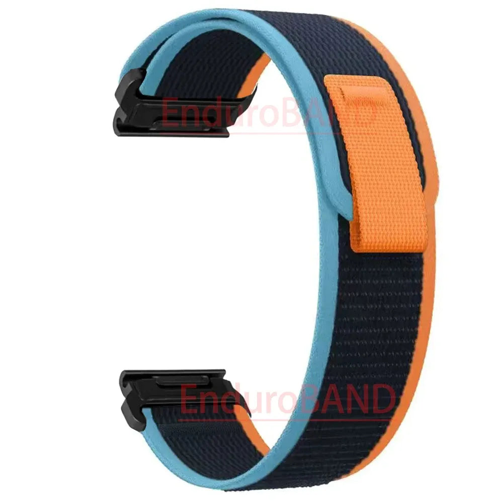 Nylon Watch Band Compatible with Garmin Fenix 7 7X 6X Pro Enduro Instinct Mk1 Epix Gen 2 A17,26mm