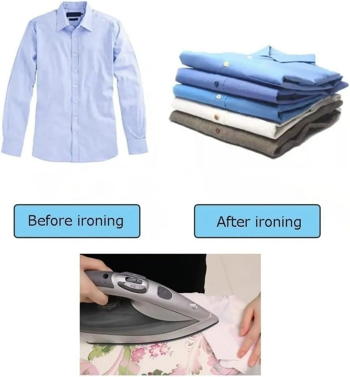 Ironing Board Cover Replacement, Padded Cotton Scorch Resistant Laundry Cover, Peony 43 x 16 In