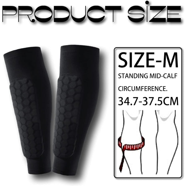 Kids Football Shin Guards and Socks Set Size M