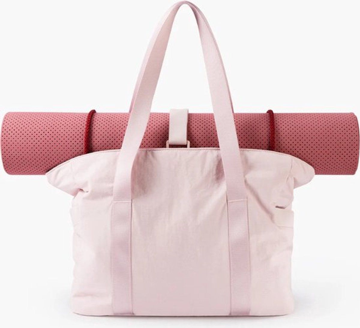 Women's Handbags, Women's Shopper Bag with Zipper, Large Shoulder Bag, Laptop Bag with Laptop Compartment, Women's Zipper Shopper, Pink