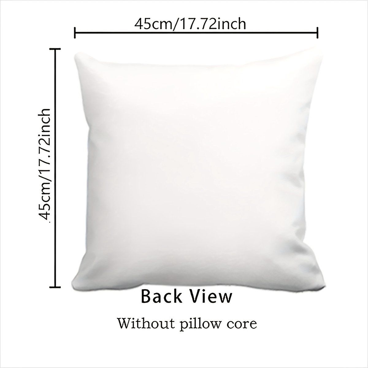 4 Pieces Christmas Cushion Covers with Snowman, Santa, Moose and Tree Print, Single-Sided Decorative Pillowcases, 45 x 45 cm