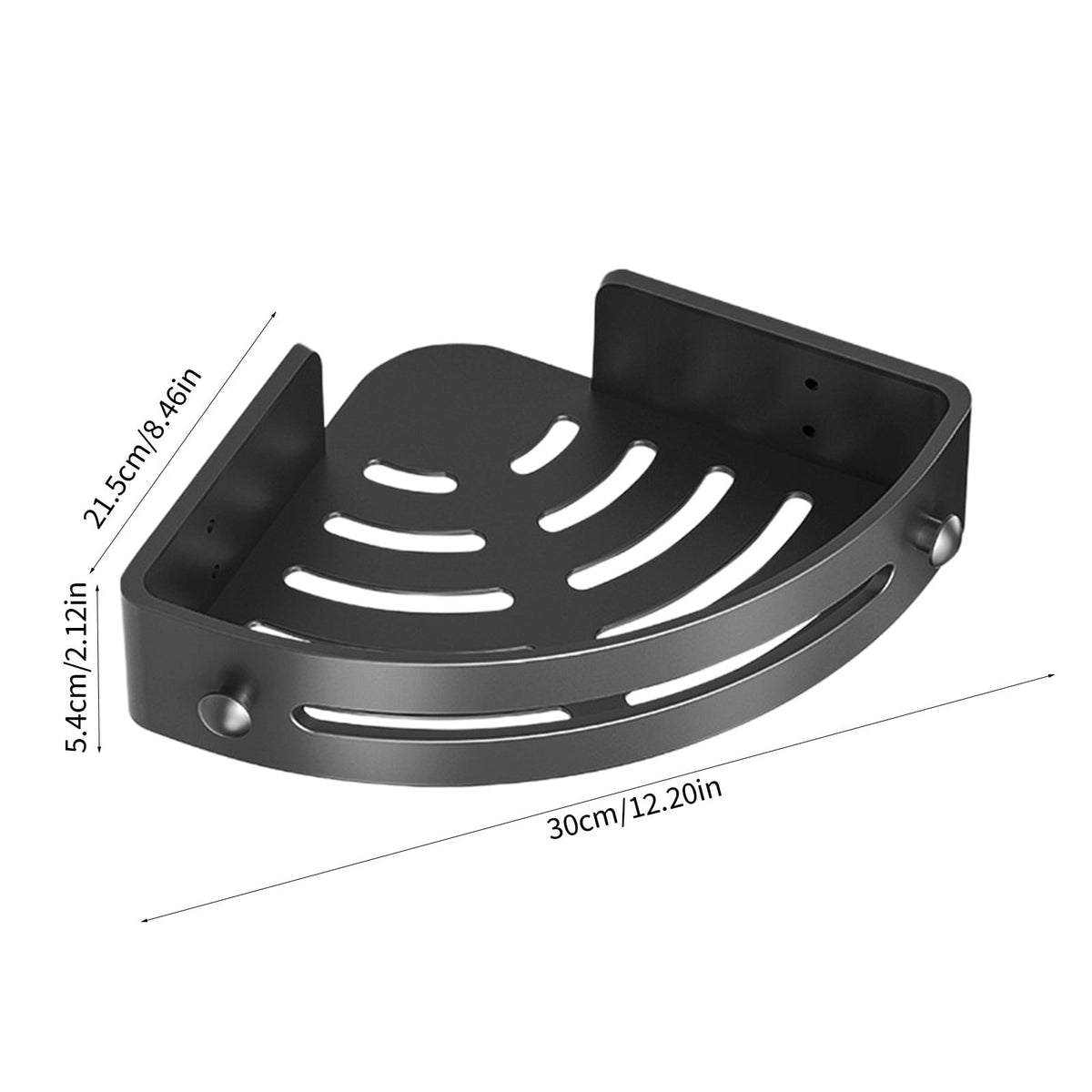 Bathroom Corner Shelf Gray Wall Mounted Corner Shower Caddy Kitchen Corner Shelves No Drill Shower Organizer Black