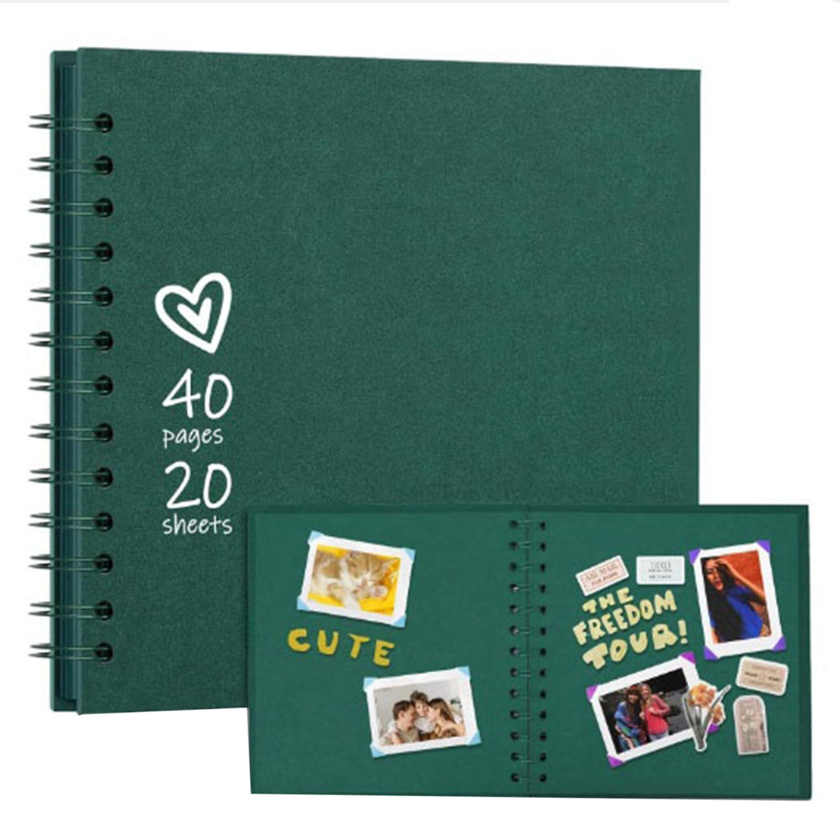 Greeting Card (Green) Diy Wedding Baby Scrapbook Album, Create Your Own Diy Wedding and Baby Scrapbook Photo Albums The Perfect Way To Remember The Beautiful Moments! B