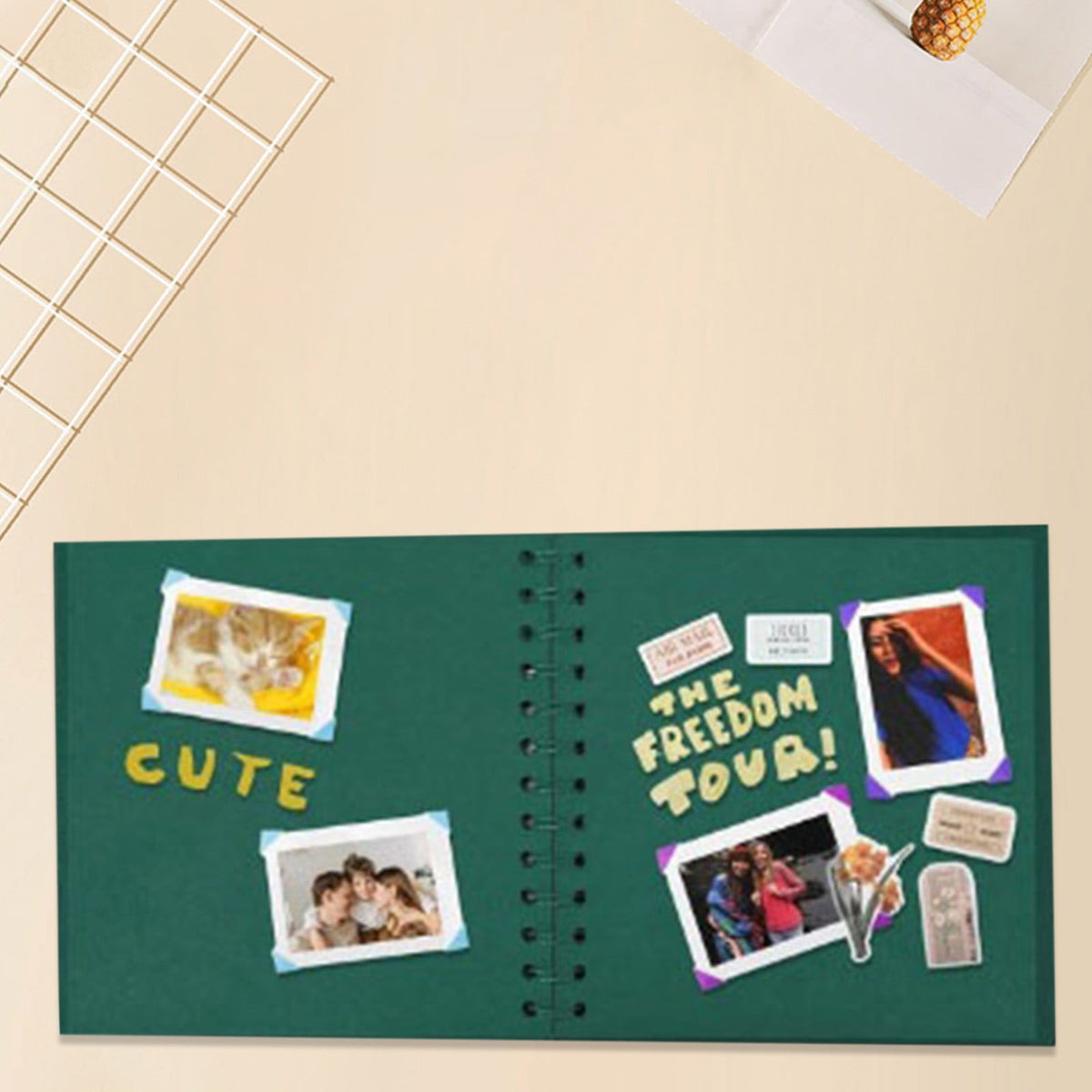 Greeting Card (Green) Diy Wedding Baby Scrapbook Album, Create Your Own Diy Wedding and Baby Scrapbook Photo Albums The Perfect Way To Remember The Beautiful Moments! B