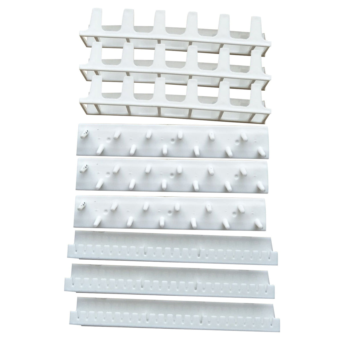 Adhesive Curtain Rod Hooks 9 in 1 Adhesive Paste Wall Hanging Storage Hooks Jewelry Display Organizer Necklace Hanger Newyear Arrival! White