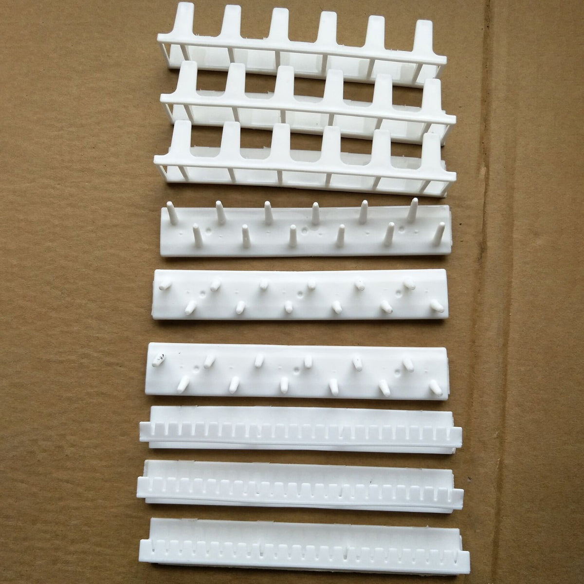 Adhesive Curtain Rod Hooks 9 in 1 Adhesive Paste Wall Hanging Storage Hooks Jewelry Display Organizer Necklace Hanger Newyear Arrival! White