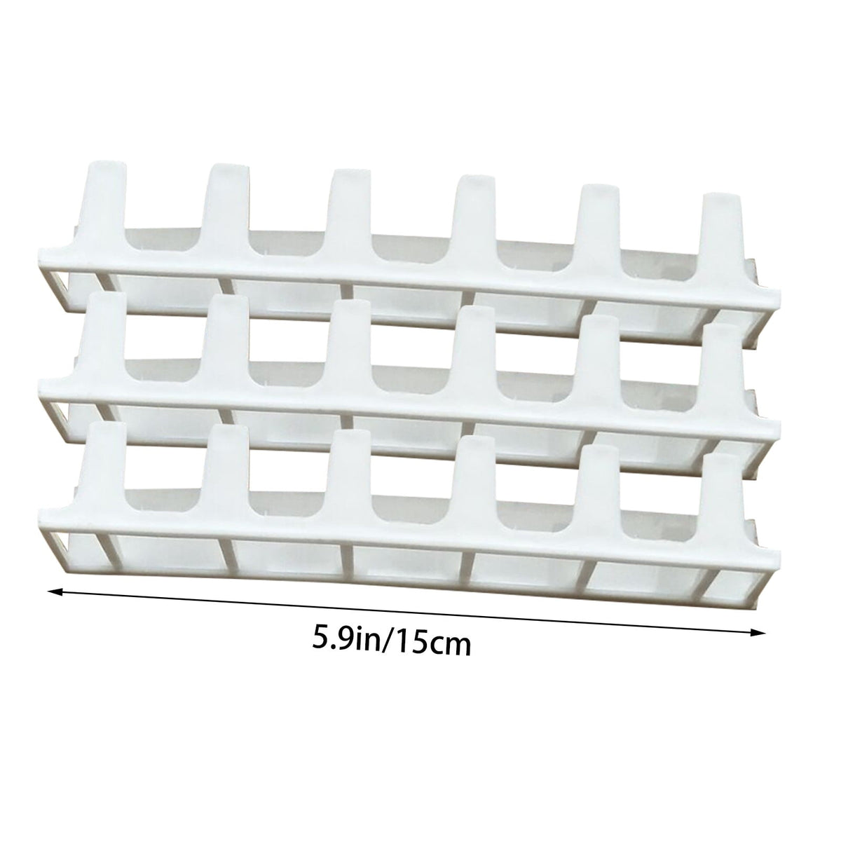 Adhesive Curtain Rod Hooks 9 in 1 Adhesive Paste Wall Hanging Storage Hooks Jewelry Display Organizer Necklace Hanger Newyear Arrival! White