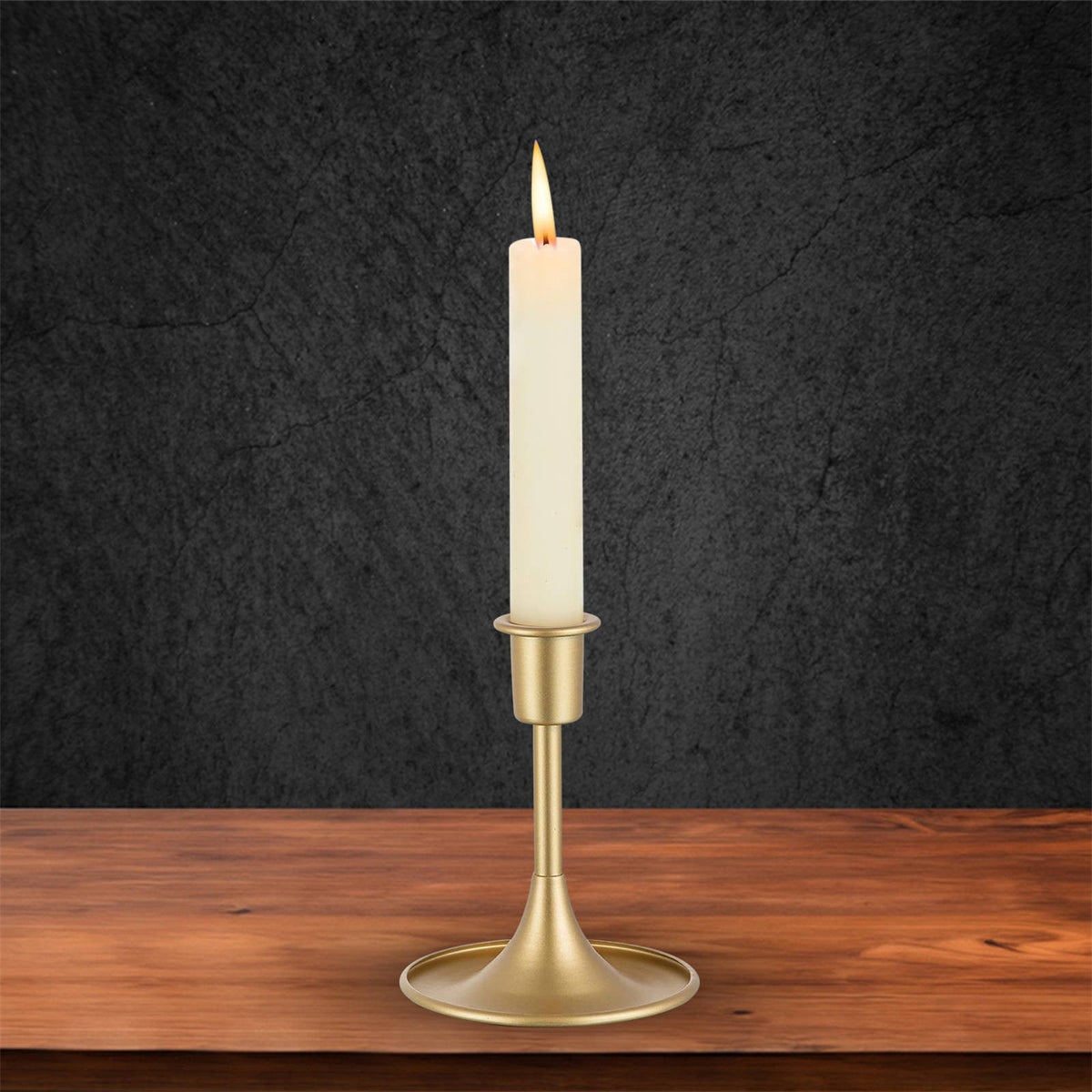 Candlestick, Candlestick Holders, Candlestick Holders Taper Candle Holders Romadedi Gold Candle Stick Candle Holder for Table Centerpiece Wedding Reception Festive Christmas Mantel Z2-B