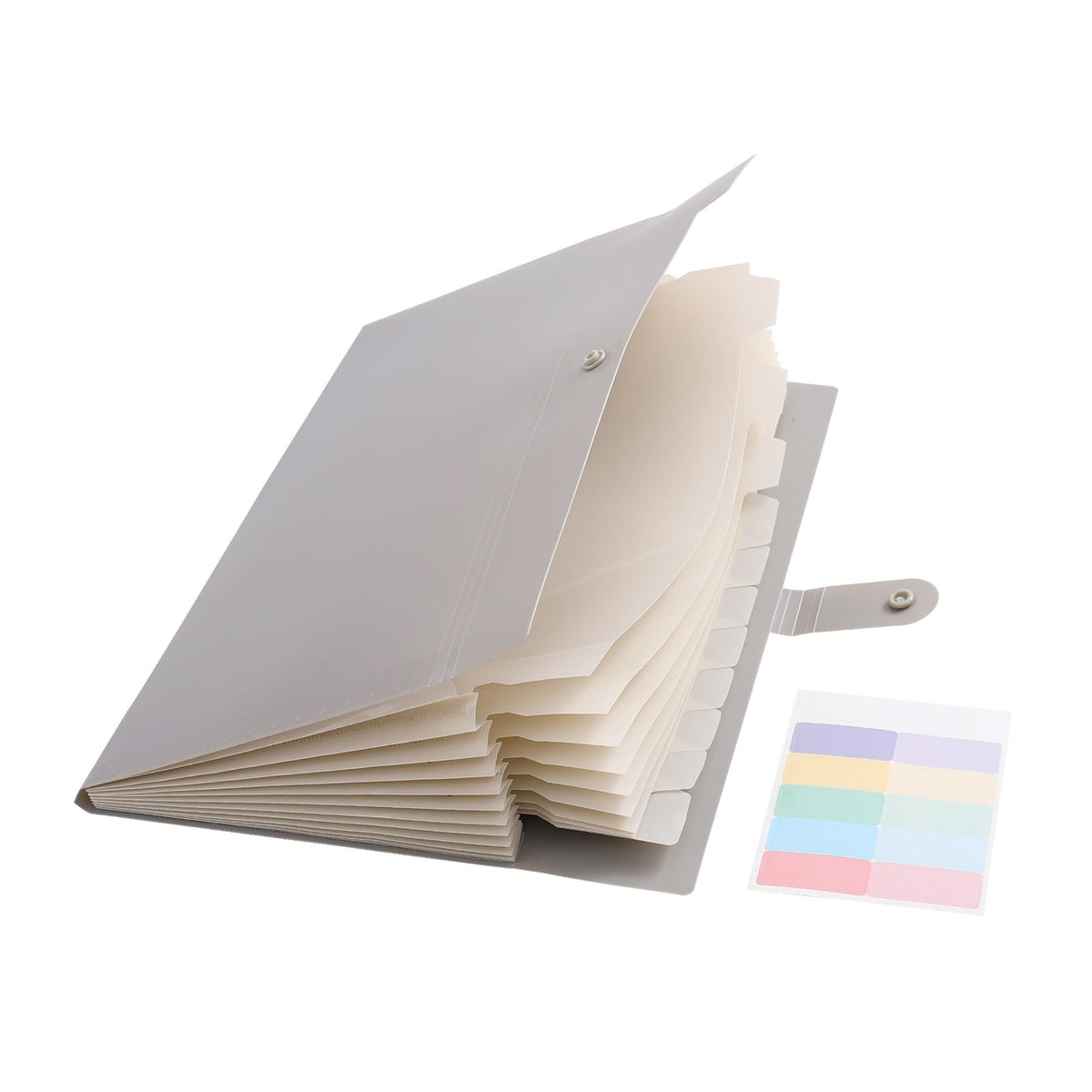 8/12 Pockets Expanding File Organizer, Accordion File Folder with Labels for Documents, Bills, Receipts, Letter Size