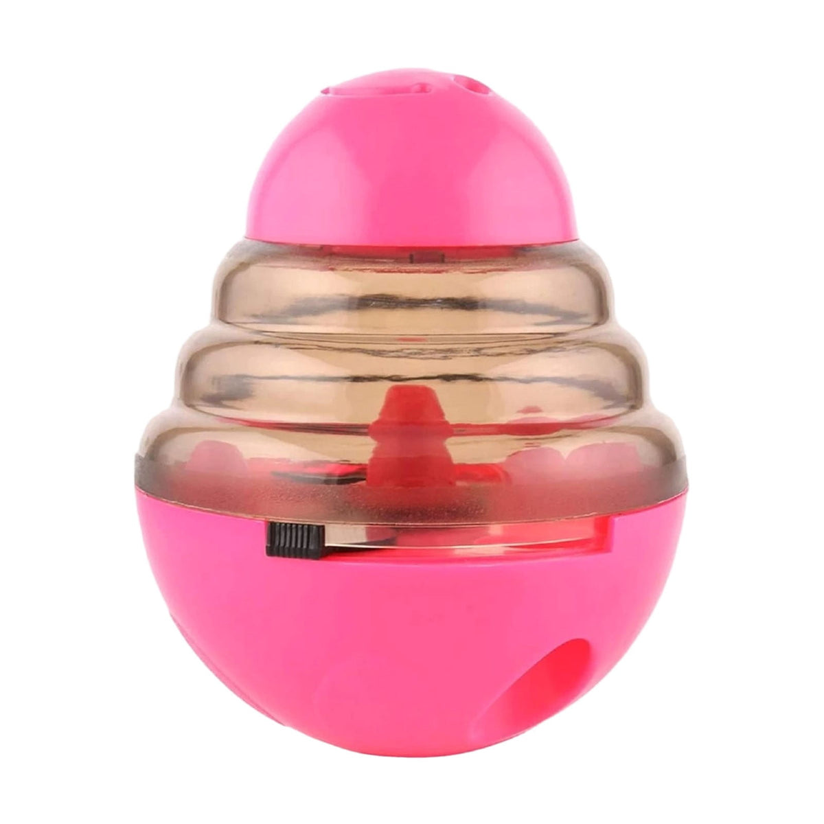 Pet Feeding Roly-Poly Toy, Interactive Dog Dispenser Toys Slow Feeder Puzzle Dog Brain Stimulation Toys Dog Christmas Enrichment Boredom Toys for Puppy Small Medium Large Dogs Grad, Green Pink