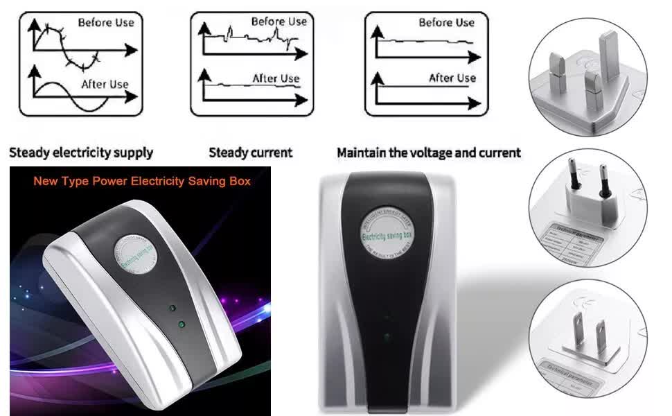 4 Pack Power Saver Elon Musk, 30KW 90V-250V Stop-Watt Energy Saving Device New