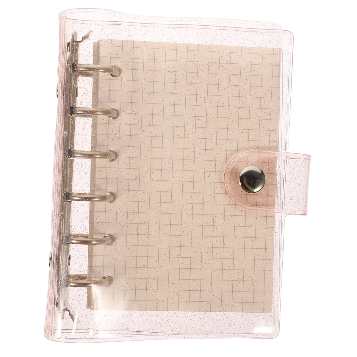 Worgeous Pink Small Notepad with PVC Material for Office Use Lightweight Compact Size 4.5 x 3 Inches