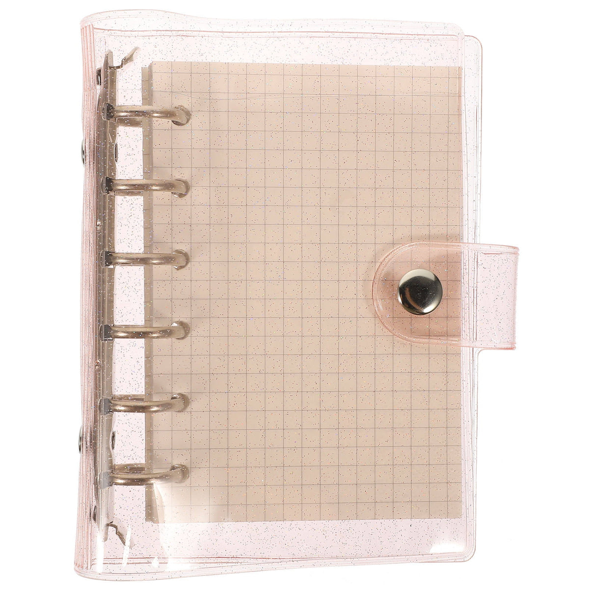 Worgeous Pink Small Notepad with PVC Material for Office Use Lightweight Compact Size 4.5 x 3 Inches