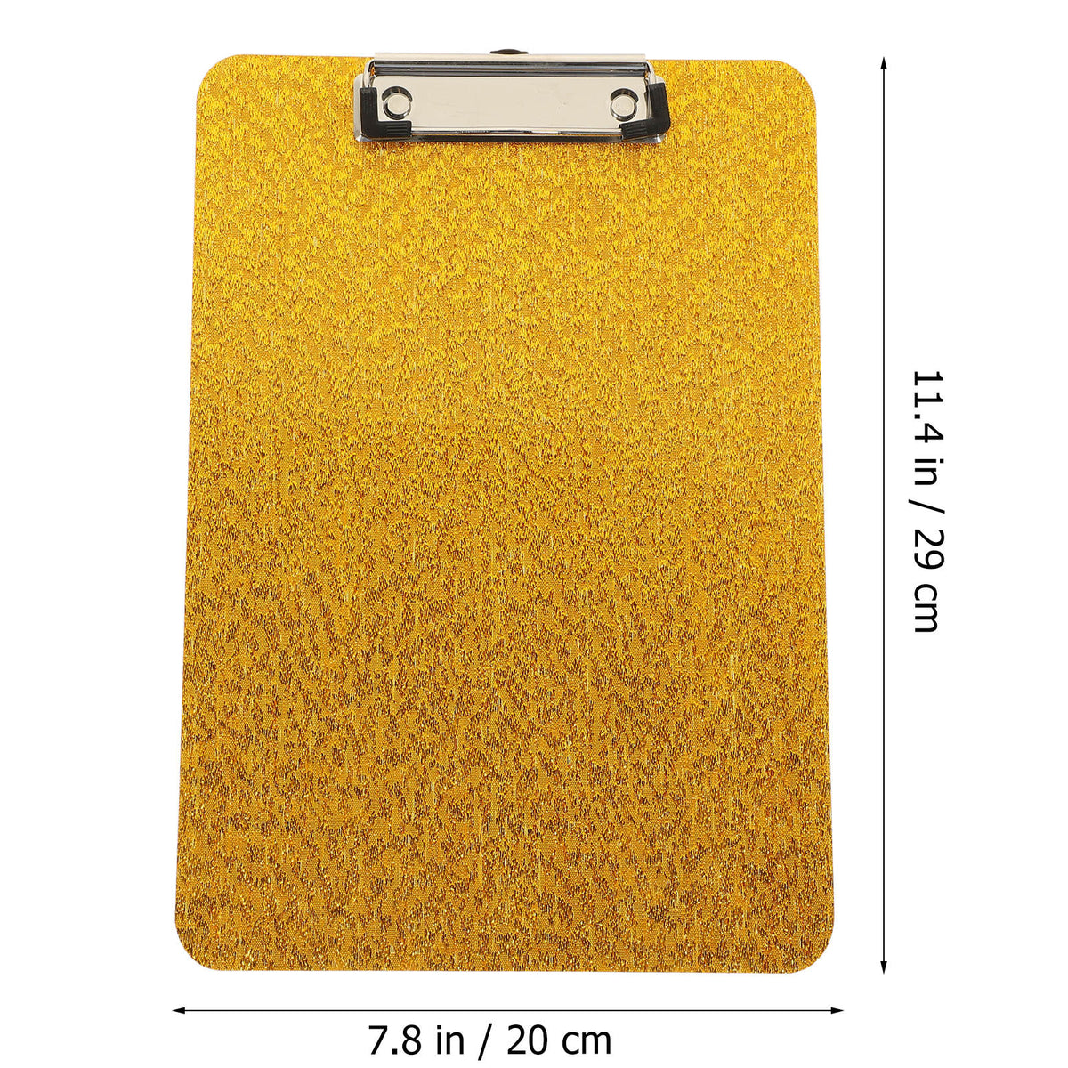 Worgeous Clipboard with Storage Small Writing Pad Student Office Golden
