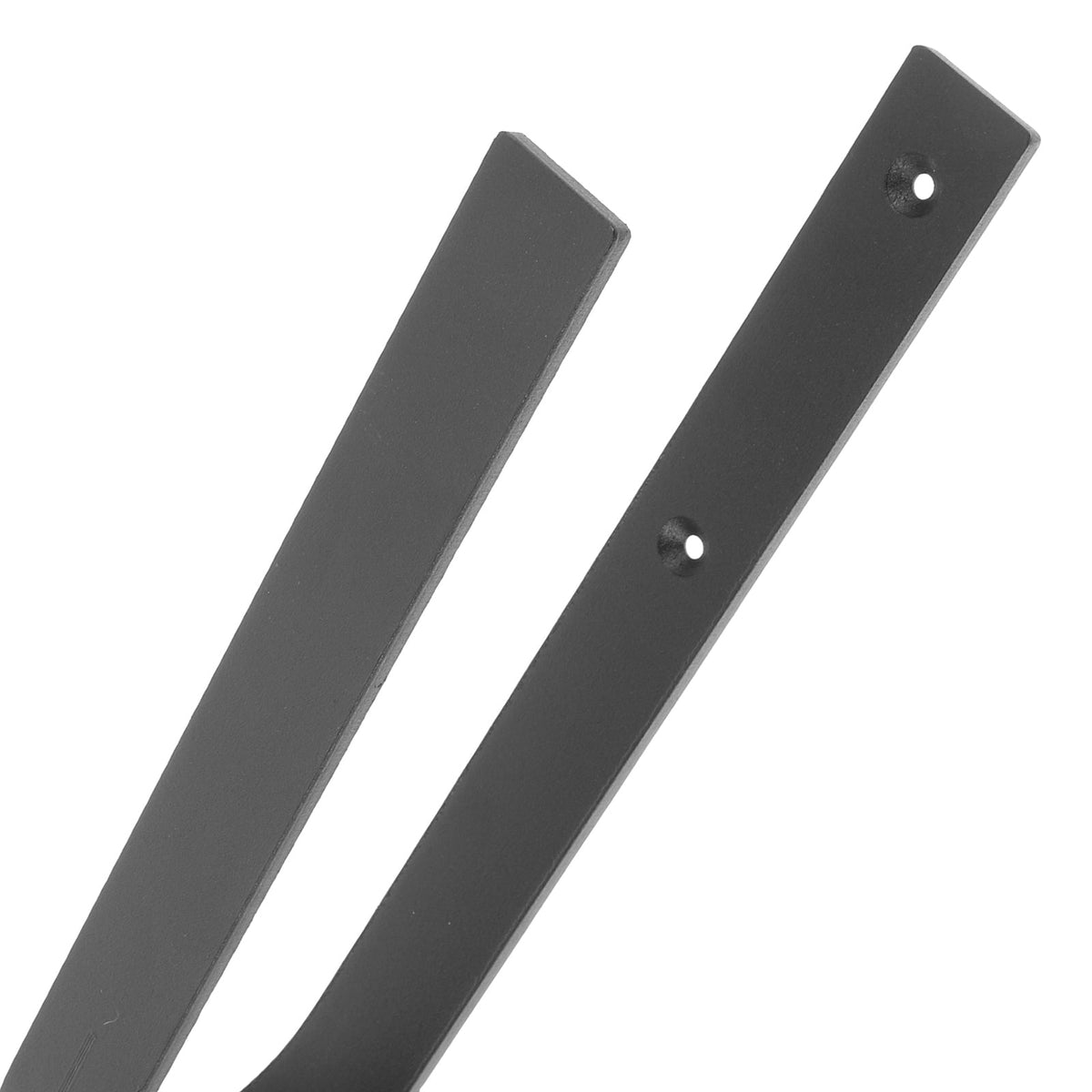 1Set Iron Surfboard Hanging Hook Deep Gray Simple Design for Sports Equipment Wall Storage 11.8x3.1x1.1in