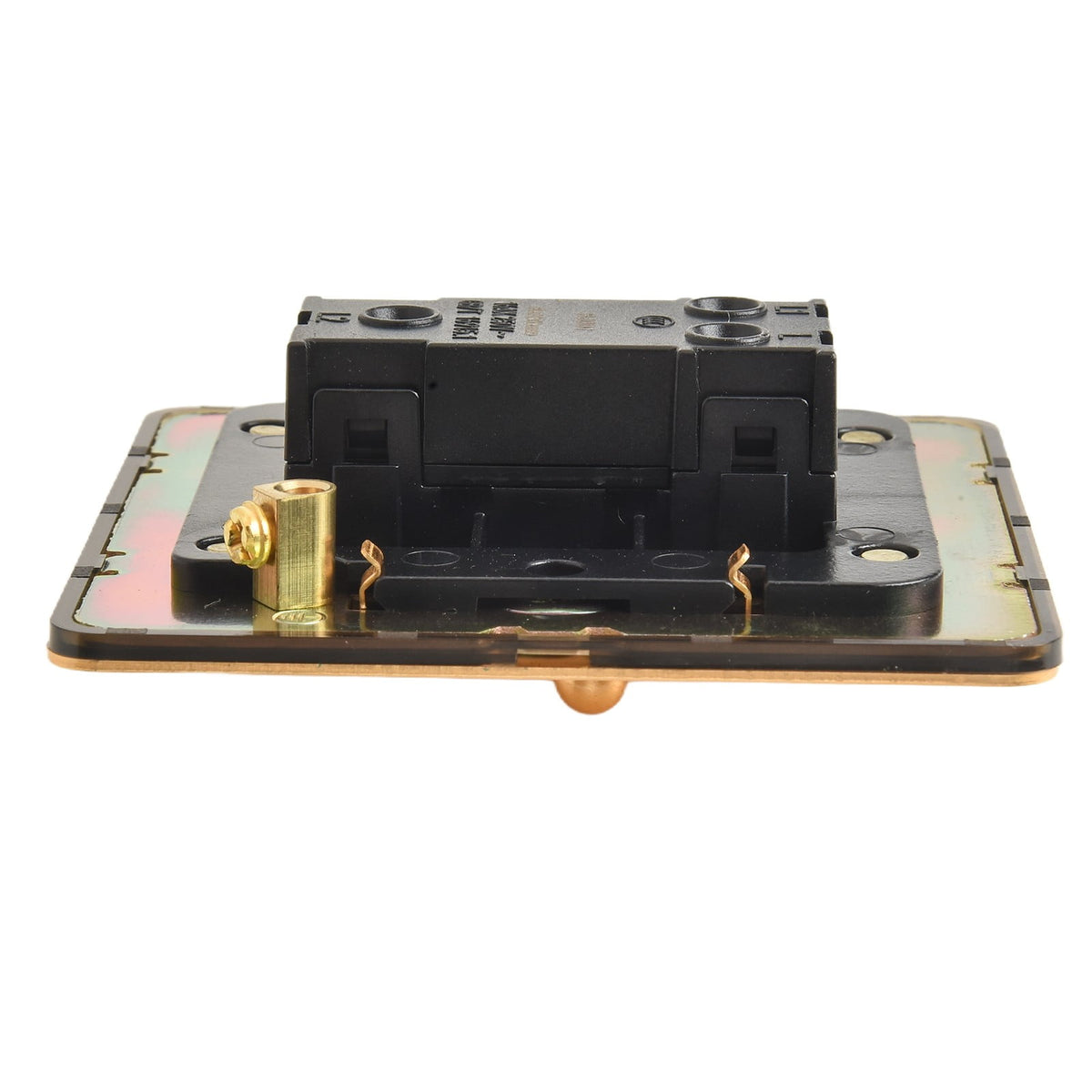Toggle Light Rocker Switch 1/2 Way Retro Brass Plate Lever 86 Type Toggle Switch 1 Gang Smile Home 1 Gang