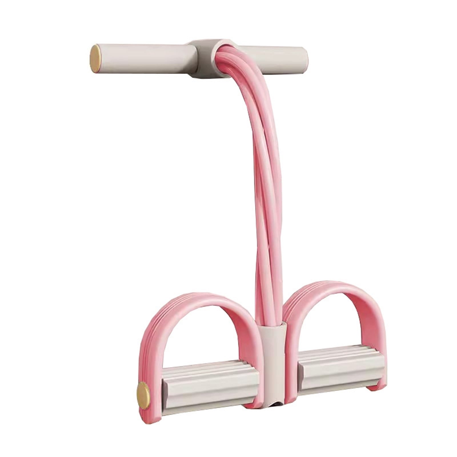 Clearance!4-Tube Pedal Puller Resistance Rope - Foot Pedal Resistance Band,Yoga Elastic Exercise Bands, for Women Jump Fitness, Abdomen/Arm Weight/Waist/Leg Stretching Slimming Training Pink