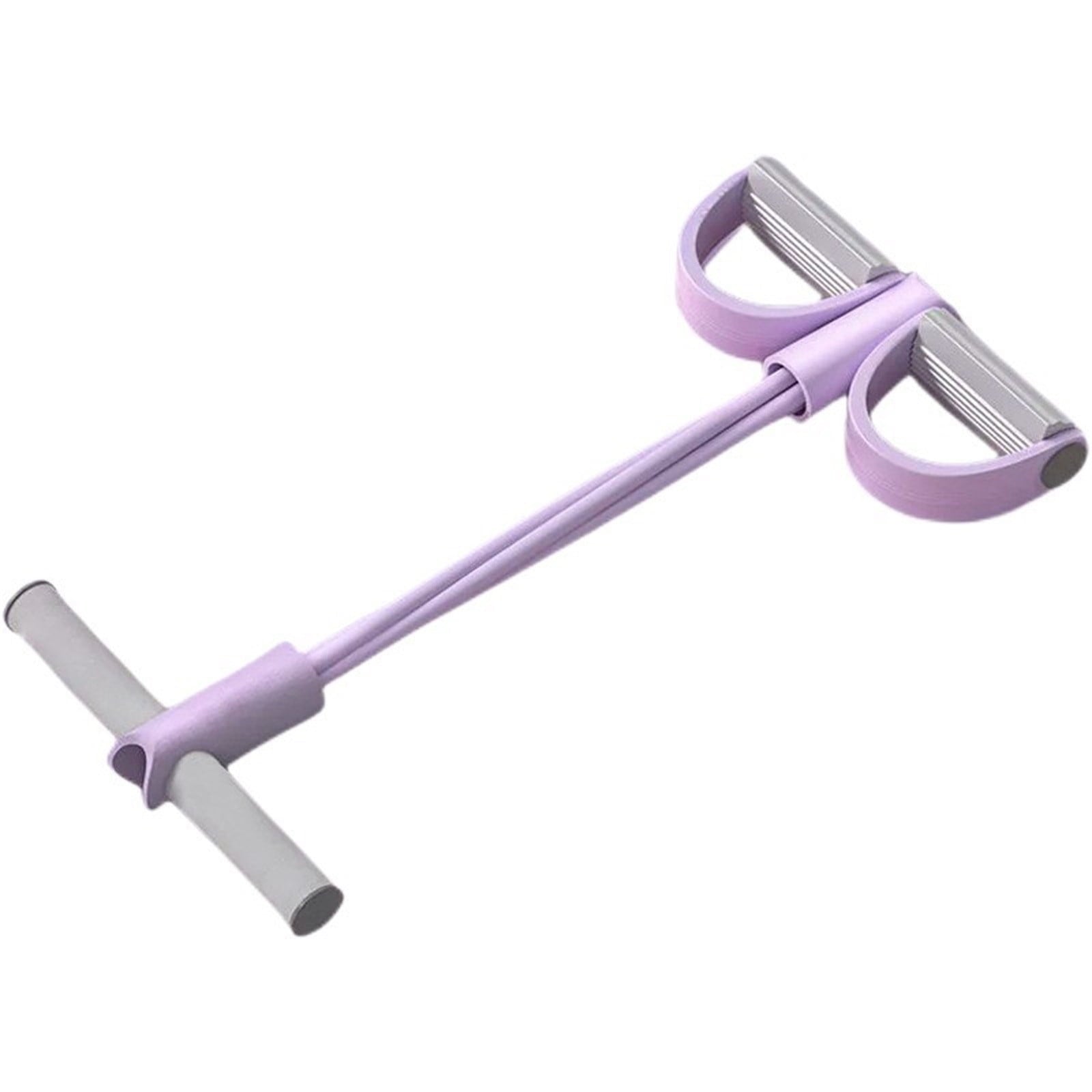 Clearance!4-Tube Pedal Puller Resistance Rope - Foot Pedal Resistance Band,Yoga Elastic Exercise Bands, for Women Jump Fitness, Abdomen/Arm Weight/Waist/Leg Stretching Slimming Training Purple