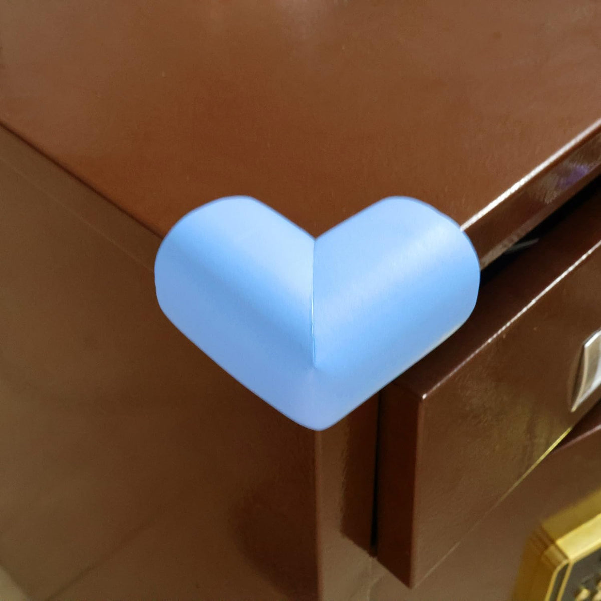 12 Pieces Self-Adhesive Corner Protectors for Tables and Furniture, Soft Bumper Guards to Help Prevent Bumps, Scratches and Damage, Blue