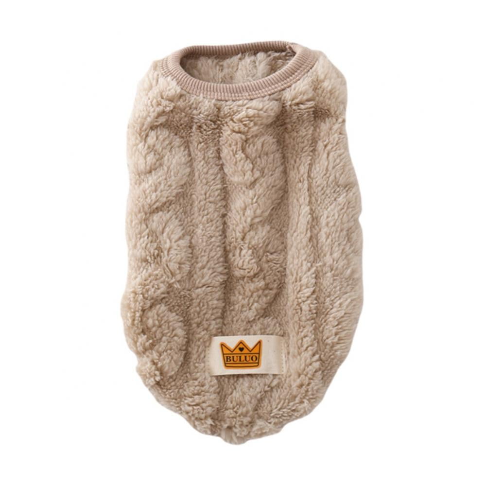 Cat Sweaters Kitty Sweater for Cats Knitwear,Small Dogs Kitten Clothes Male and Female,High Stretch,Soft,Warm Dog Clothes for Small Dog and Cat Winter M Beige