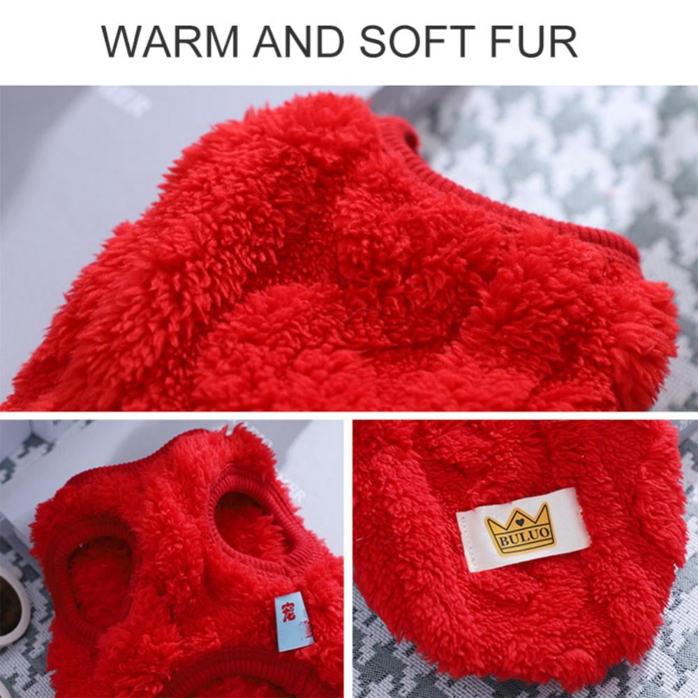 Cat Sweaters Kitty Sweater for Cats Knitwear,Small Dogs Kitten Clothes Male and Female,High Stretch,Soft,Warm Dog Clothes for Small Dog and Cat Winter S Red